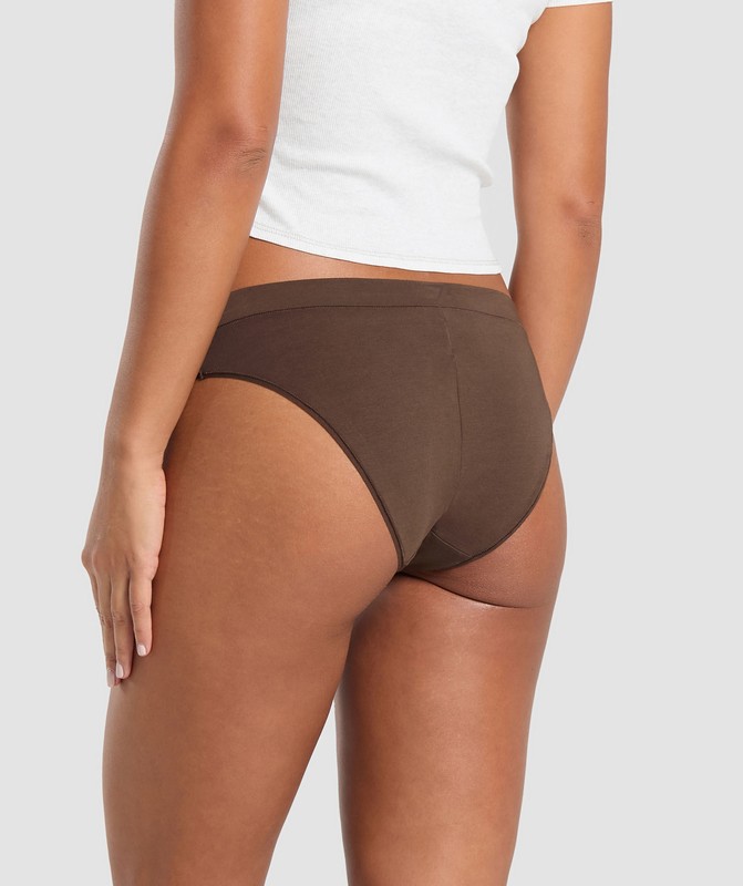 Gymshark 3pk Brief Kalsonger Dam Bruna Bruna Bruna | 072SMGHOV