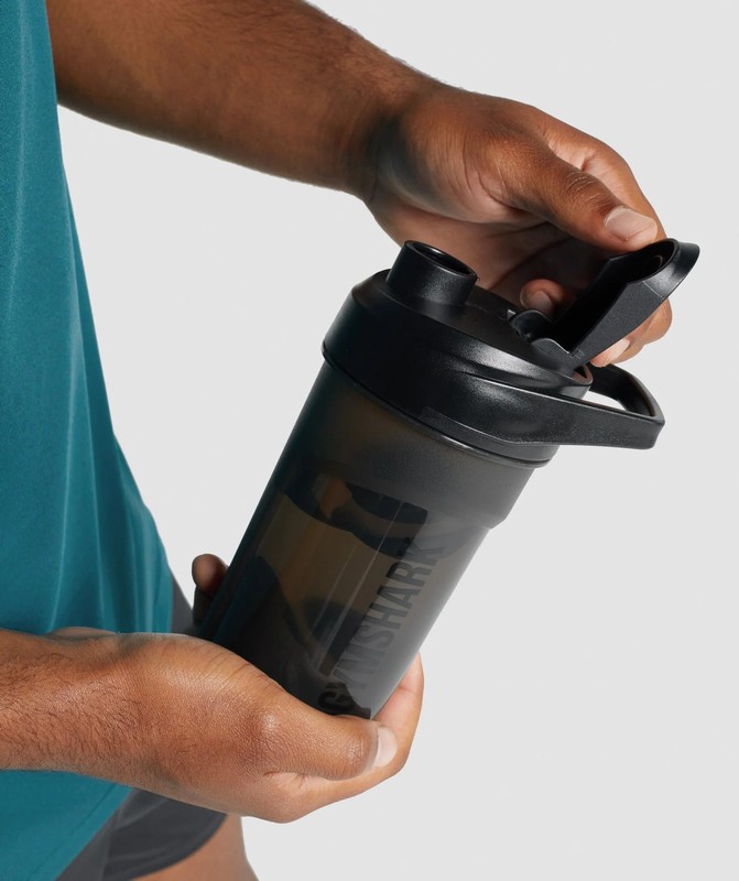 Gymshark 400ml Shaker Bottle Vattenflaskor Herr Svarta | 485JYSVRH