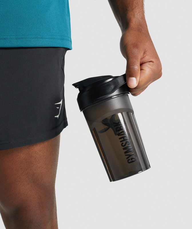 Gymshark 400ml Shaker Bottle Vattenflaskor Herr Svarta | 485JYSVRH