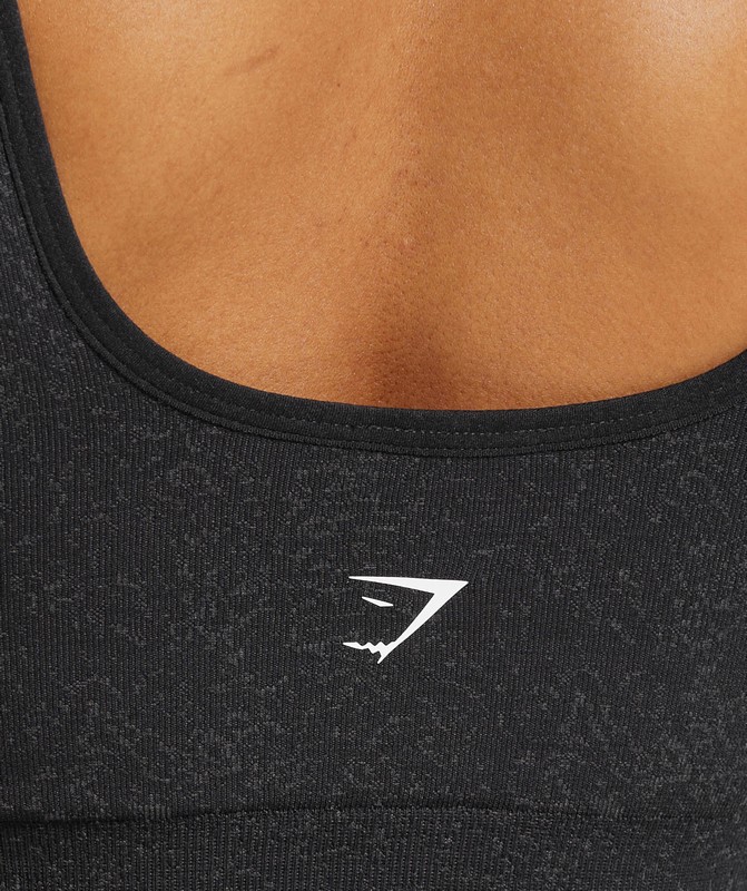 Gymshark Adapt Fleck Sports Bra Sport BH Dam Svarta Grå | 015KLWXVO