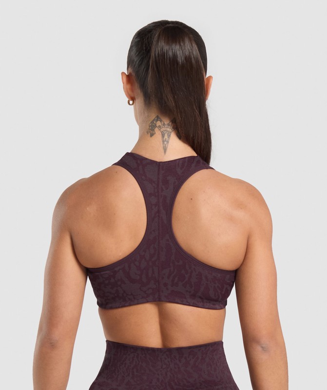 Gymshark Adapt Safari Seamless Bralette Braletter Dam Lila Lila | 750XMQTHU