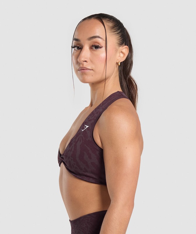Gymshark Adapt Safari Seamless Bralette Braletter Dam Lila Lila | 750XMQTHU