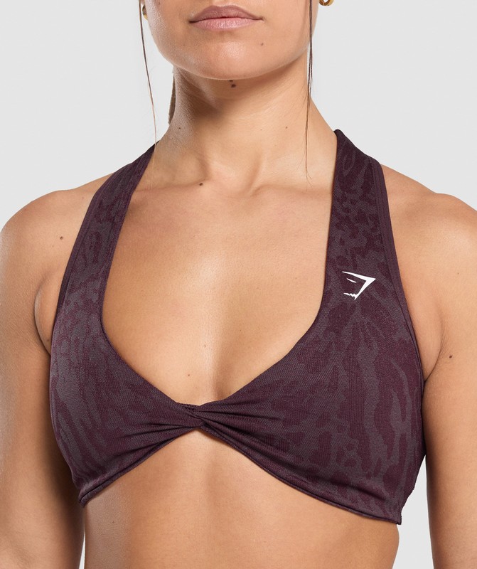 Gymshark Adapt Safari Seamless Bralette Braletter Dam Lila Lila | 750XMQTHU
