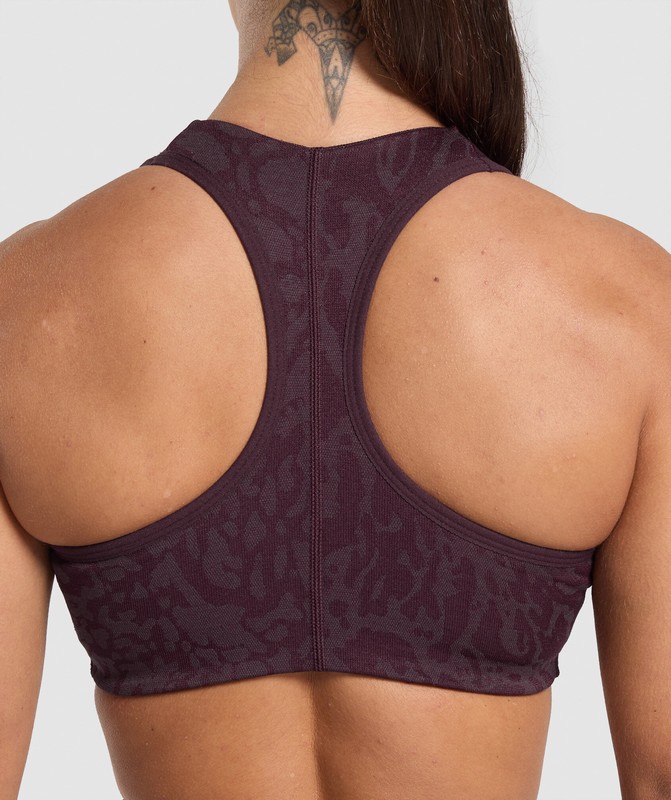 Gymshark Adapt Safari Seamless Bralette Braletter Dam Lila Lila | 750XMQTHU