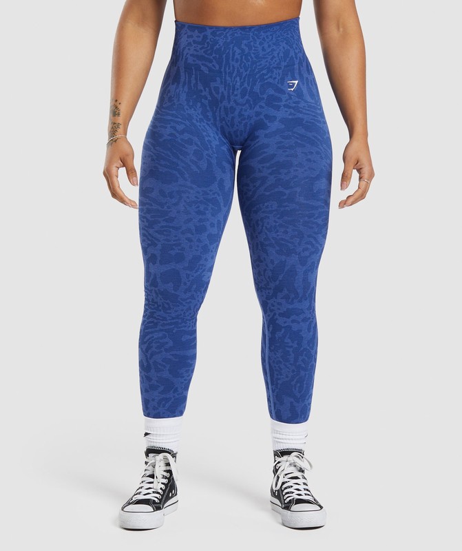 Gymshark Adapt Safari Seamless Leggings Leggings Dam Blå Blå | 910XGCVKS