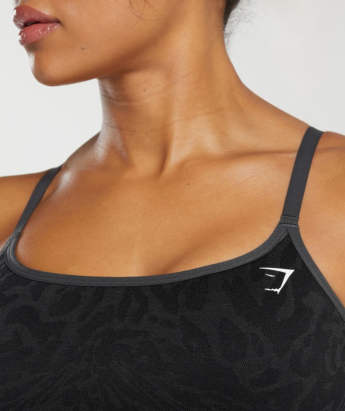 Gymshark Adapt Safari Seamless Sports Bra Sport BH Dam Svarta Grå | 692VKOYAS