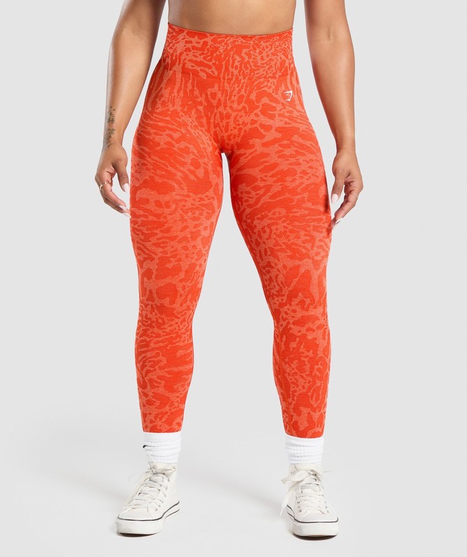 Gymshark Adapt x Whitney Leggings Leggings Dam Orange Orange | 537CADEBZ