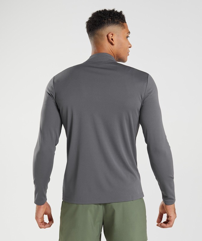 Gymshark Arrival 1/4 Zip Pullover Pullover Herr Grå | 147ZKYQJS