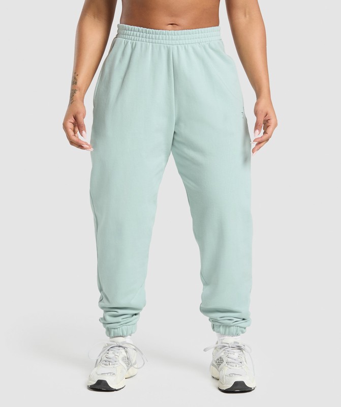 Gymshark Back Gains Graphic Joggers Joggingbyxor Dam Blå | 230VPEDNS