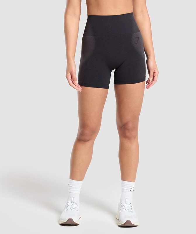 Gymshark Blur Seamless Shorts Shorts Dam Svarta Grå | 235ESDFUY
