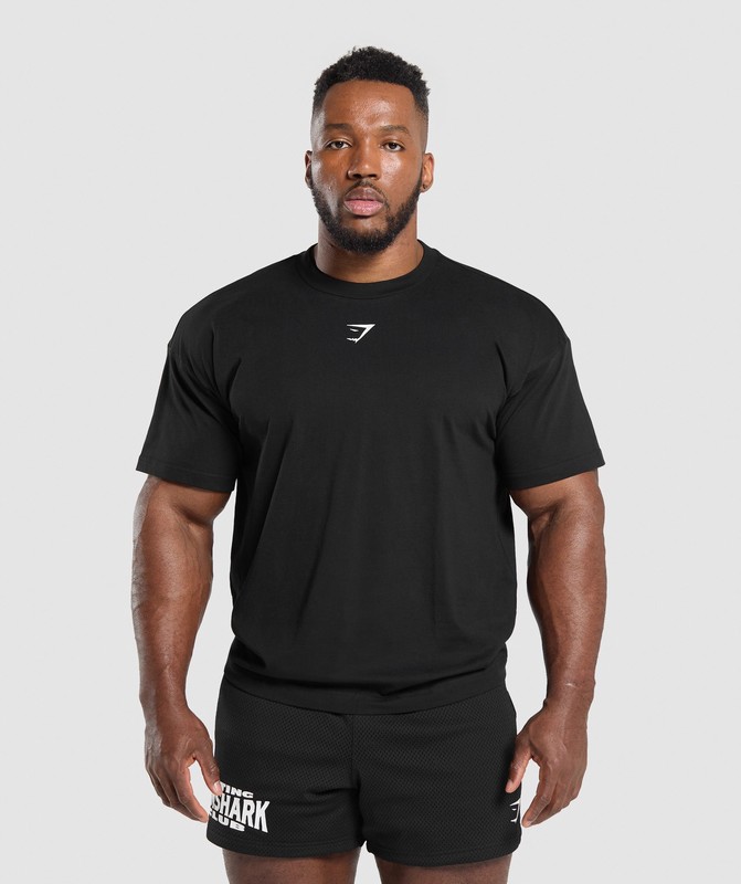 Gymshark Build Your Legacy Graphic T-Shirt T-Shirt Herr Svarta | 012UEAMYJ
