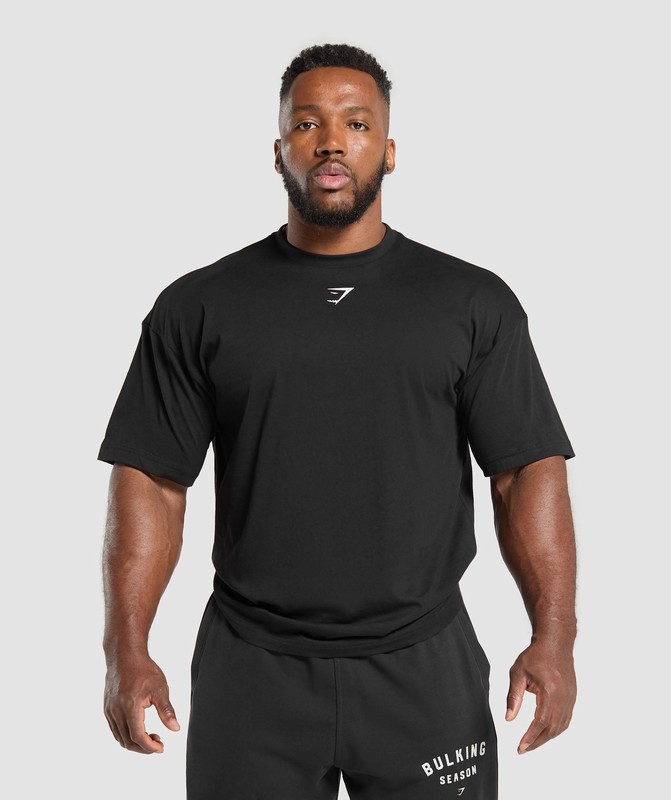 Gymshark Bulking Season T-Shirt T-Shirt Herr Svarta | 628DRXSCK