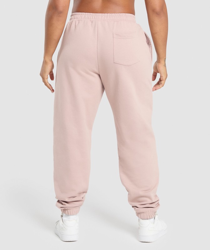 Gymshark Collegiate Joggers Joggingbyxor Dam Rosa | 590RZSJDV