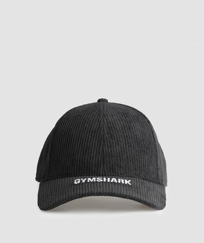 Gymshark Cord Cap Keps Herr Svarta | 650VEDPML