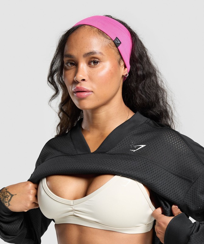 Gymshark Diffuse Sweat Headband Pannband Herr Rosa | 725VTXNFE