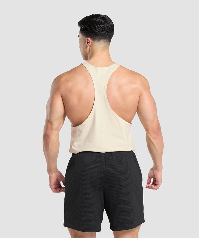 Gymshark Dumbbells Stringer Stringer Herr Vita | 380KOWNIH