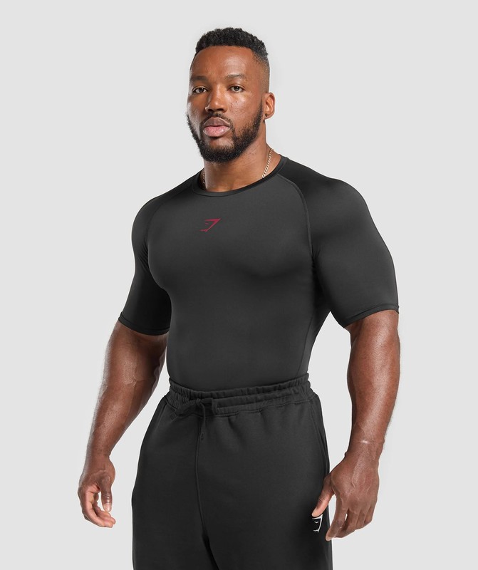 Gymshark Element T-Shirt T-Shirt Herr Svarta | 059MPNTVK