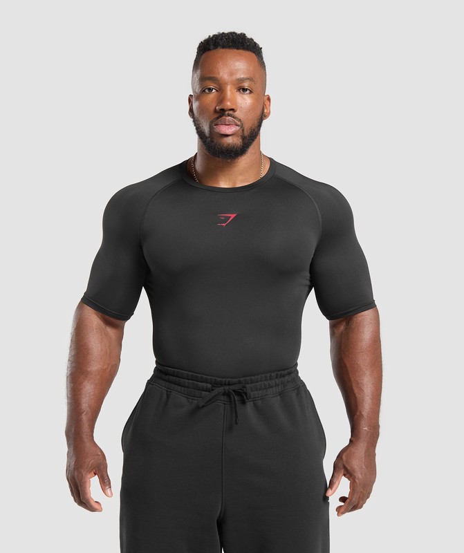 Gymshark Element T-Shirt T-Shirt Herr Svarta | 059MPNTVK