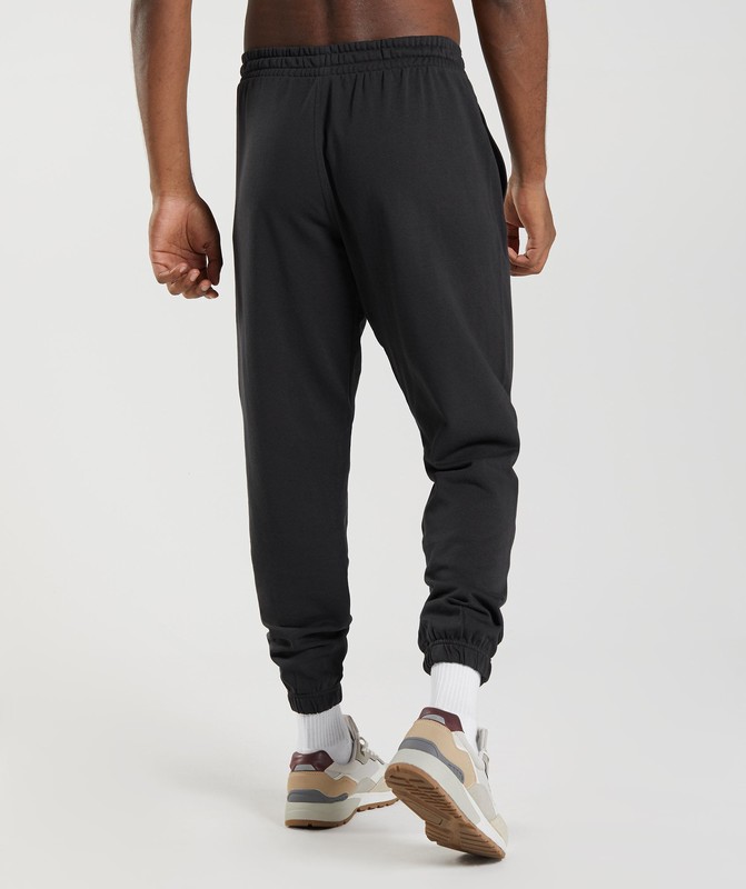 Gymshark Essential Oversized Joggers Joggingbyxor Herr Svarta | 517BCEMYX