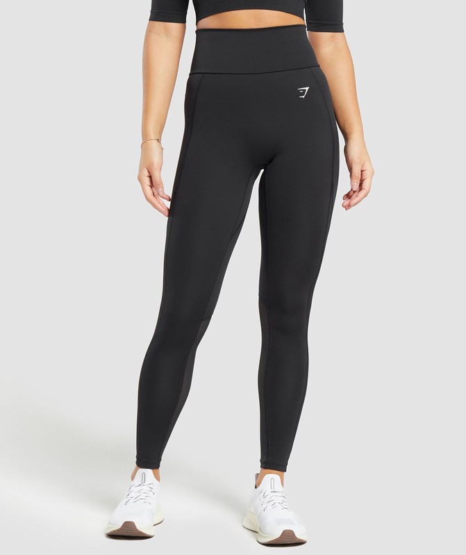 Gymshark Everyday Mesh Legging Leggings Dam Svarta | 247RFDCHT