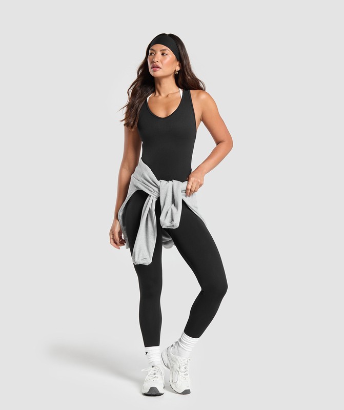 Gymshark Everyday Seamless All in One All In One Dam Svarta | 083RWXOGJ