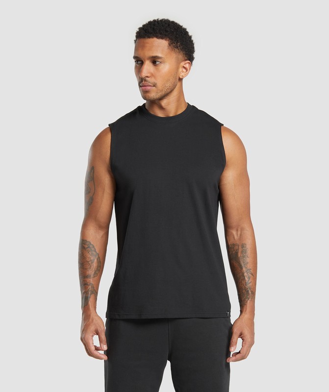 Gymshark Everyday Tank 2 Pack Linne Herr Svarta Ljusgrå | 649DQNXIZ