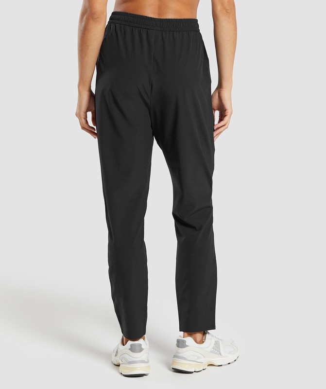 Gymshark Everyday Woven Pant Byxor Dam Svarta | 058REFZQY
