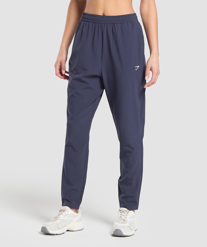 Gymshark Everyday Woven Pants Byxor Dam Blå | 905AJUXVH