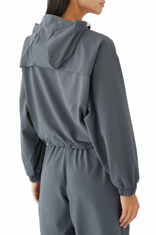 Gymshark Everywear Cropped Lightweight Jacket Jacka Dam Slate Teal | 357UCSQZV