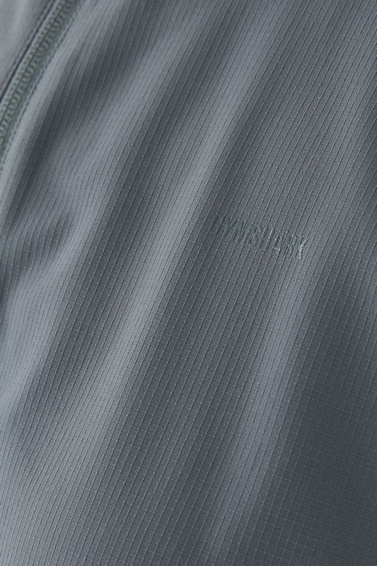 Gymshark Everywear Cropped Lightweight Jacket Jacka Dam Slate Teal | 357UCSQZV