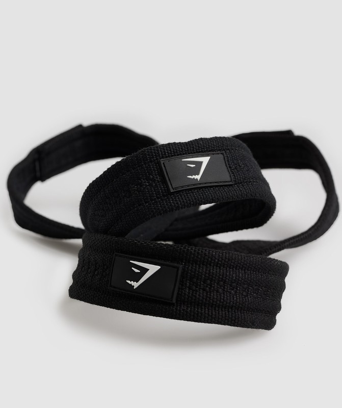 Gymshark Figure 8 Lifting Straps Lifting Straps Dam Svarta | 561FQZWXD