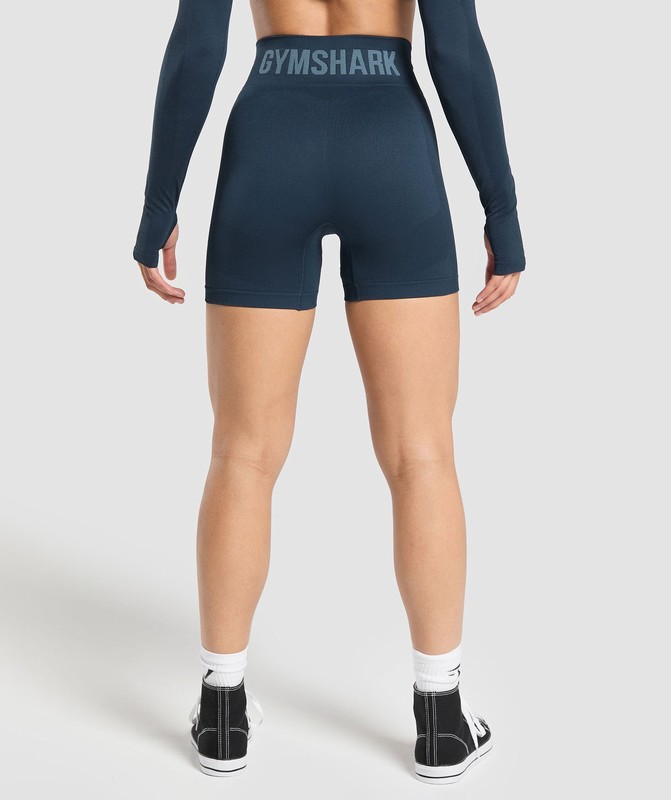 Gymshark Flex Shorts Shorts Dam Marinblå Blå | 157SNDCZQ