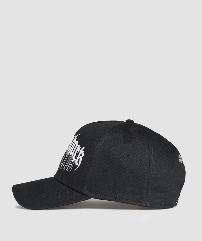 Gymshark GFX Distressed Cap Keps Herr Svarta | 791CAGIEF