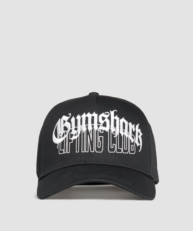 Gymshark GFX Distressed Cap Keps Herr Svarta | 791CAGIEF