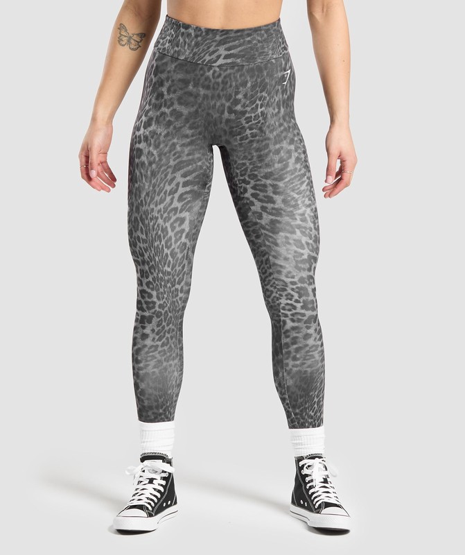 Gymshark GS Power Leggings Leggings Dam Mörkgrå | 894UVBWXR