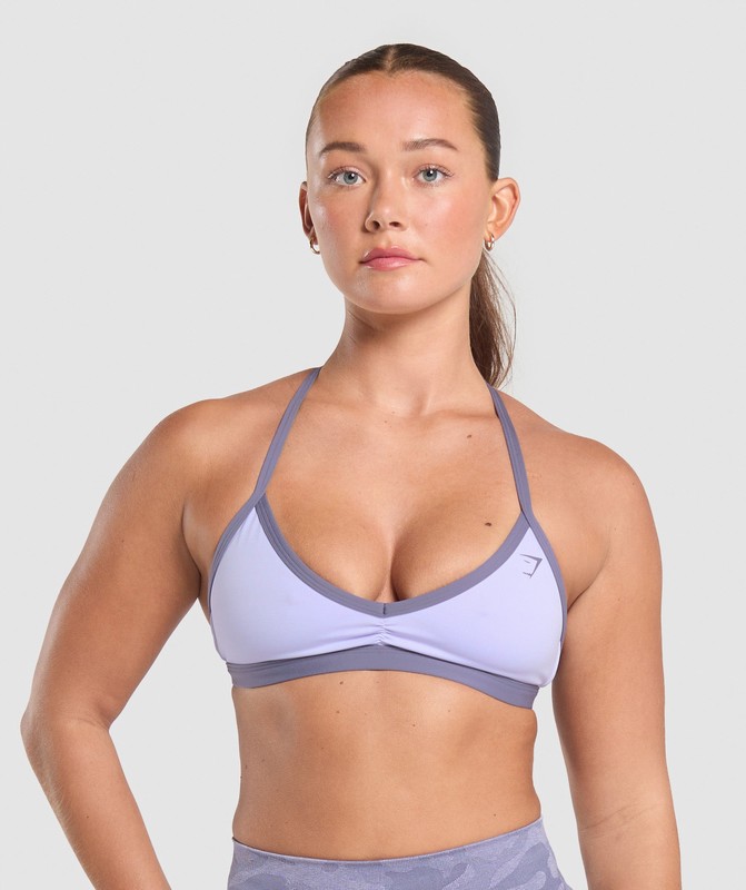 Gymshark GS X Diana Minimal Sports Bra Sport BH Dam Lila | 597HRVKES