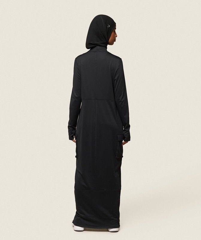 Gymshark GS x Leana Deeb Abaya Top Dam Svarta | 397CFHTNM