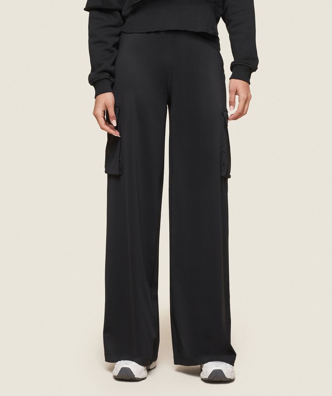 Gymshark GS x Leana Deeb Flared Pants Byxor Dam Svarta | 563XSRNVJ