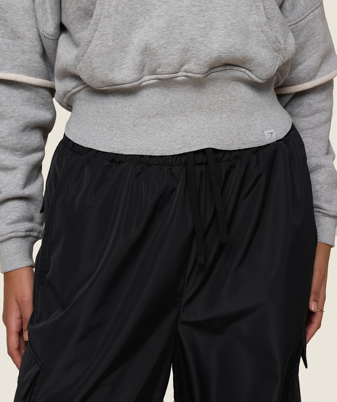 Gymshark GS x Leana Deeb Oversized Pants Byxor Dam Svarta | 291EIYJON