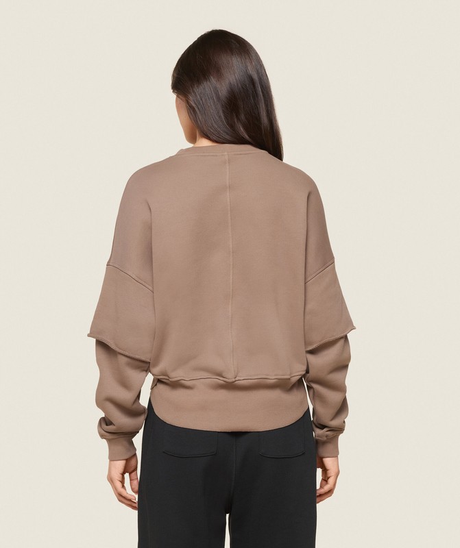 Gymshark GS x Leana Deeb Oversized Sweat Tröjor Dam Bruna | 741RAQKWI