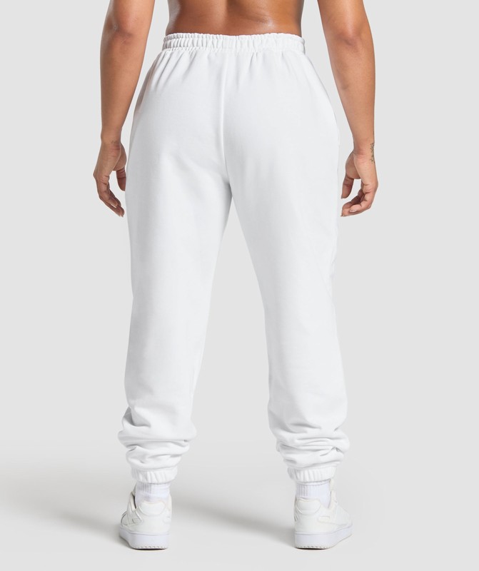 Gymshark Gym Bunny Oversized Joggers Joggingbyxor Dam Vita | 804THEYSO