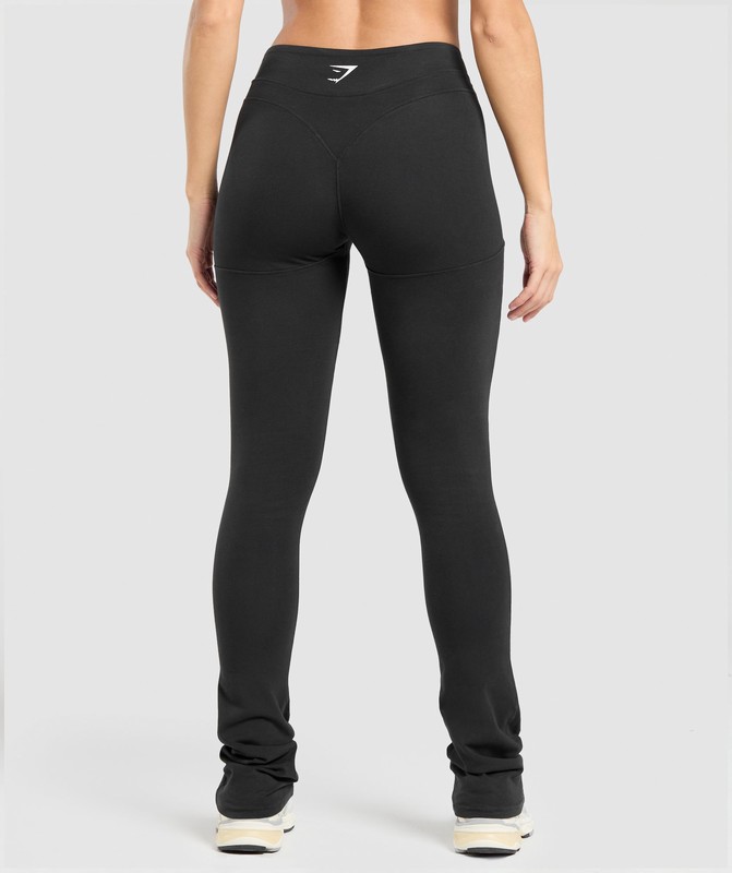 Gymshark Heavyweight Washed Leggings Leggings Dam Svarta Tvätt | 621JFGDTO