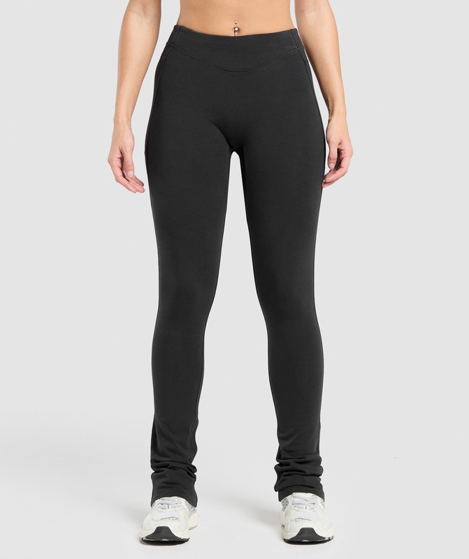Gymshark Heavyweight Washed Leggings Leggings Dam Svarta Tvätt | 621JFGDTO