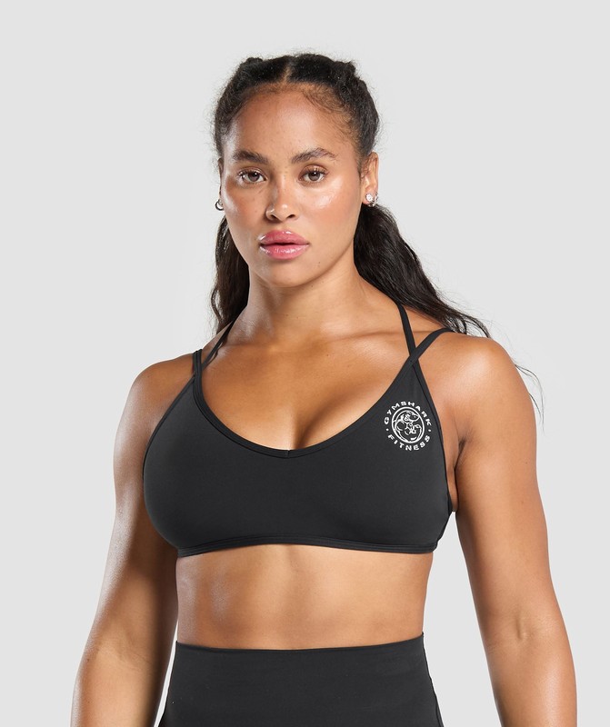 Gymshark Legacy Bra BH Dam Svarta | 901MQLCSW
