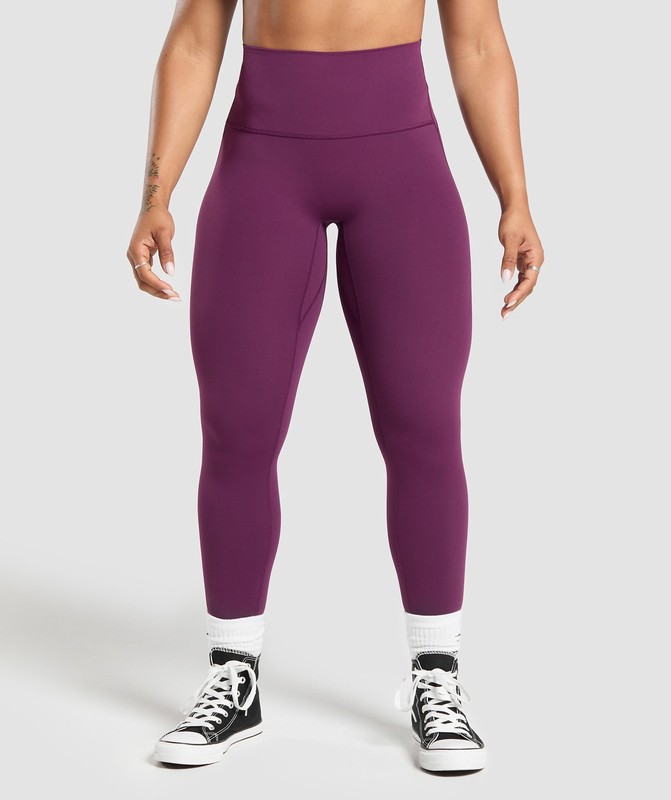 Gymshark Legacy Regular Leggings Leggings Dam Lila | 041SOZGXN