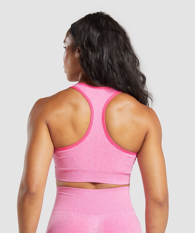 Gymshark Lift Seamless Sports Bra Sport BH Dam Rosa | 657ORMQZY