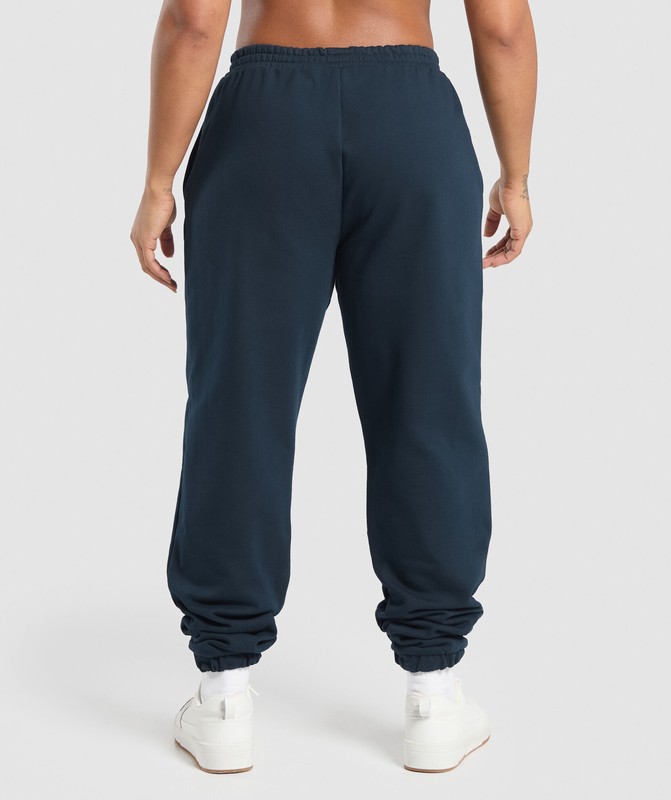 Gymshark Lifting Club Oversized Jogger Joggingbyxor Dam Marinblå | 417SUGIRJ