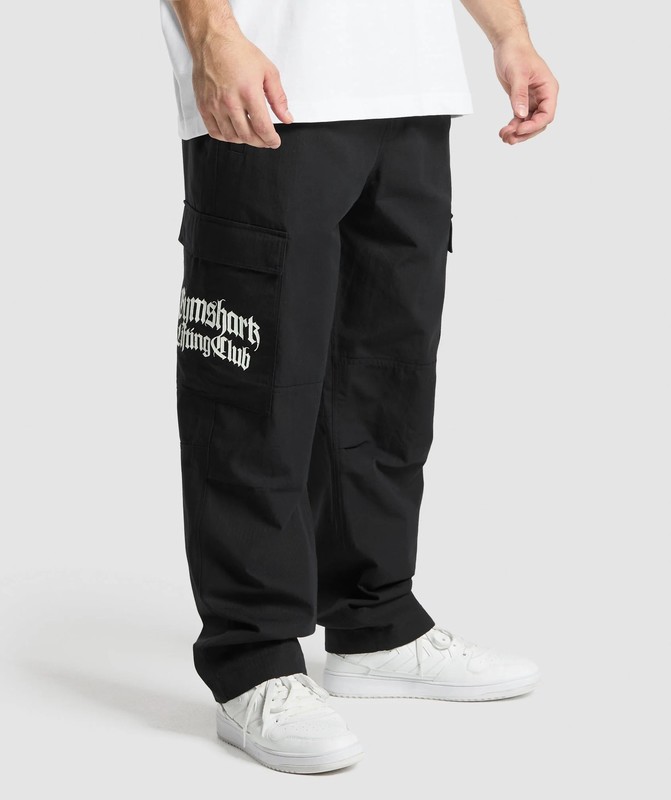 Gymshark Lifting Club Ripstop Cargo Byxor Herr Svarta | 671YQXINZ