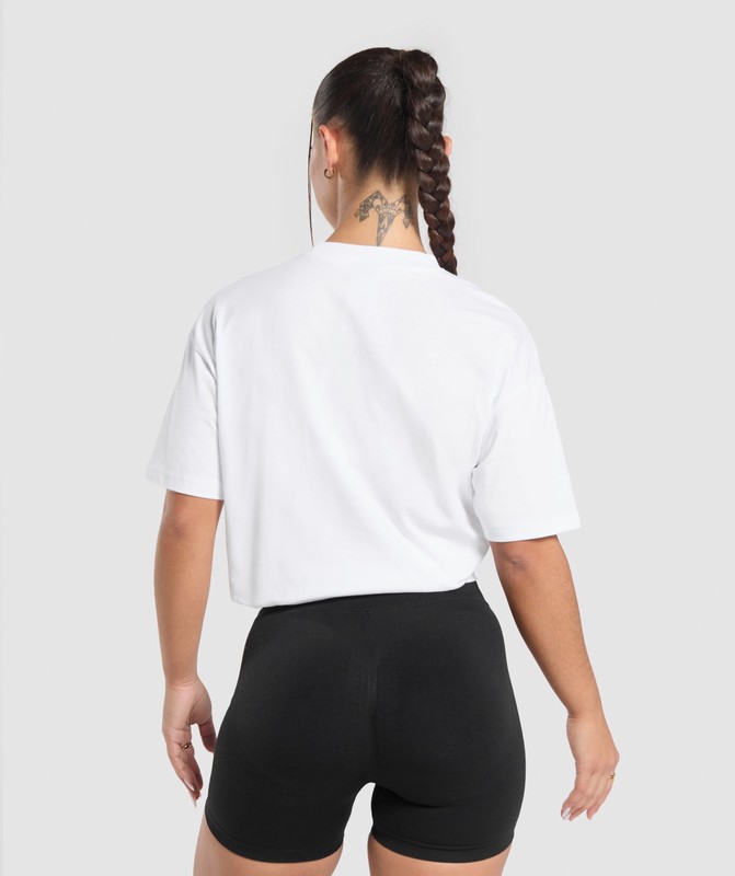 Gymshark Lifting Essentials Oversized T-Shirt T-Shirt Dam Vita | 540NECSWX