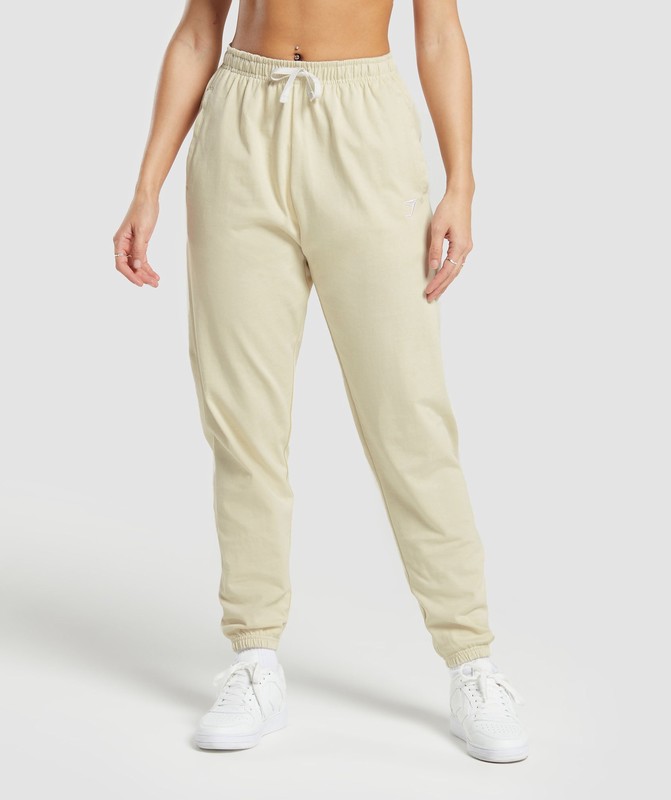 Gymshark Lifting Lightweight Joggers Joggingbyxor Dam Vita | 764MNKCPG
